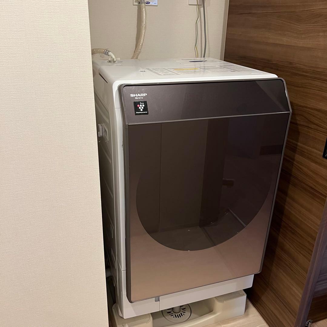 SHARP ドラム式洗濯機 ES-G112 本体　送料込み価額 ES-G112-TR ドラム式洗濯乾燥機 ブラウン系 [洗濯11.0kg /乾燥6.0kg