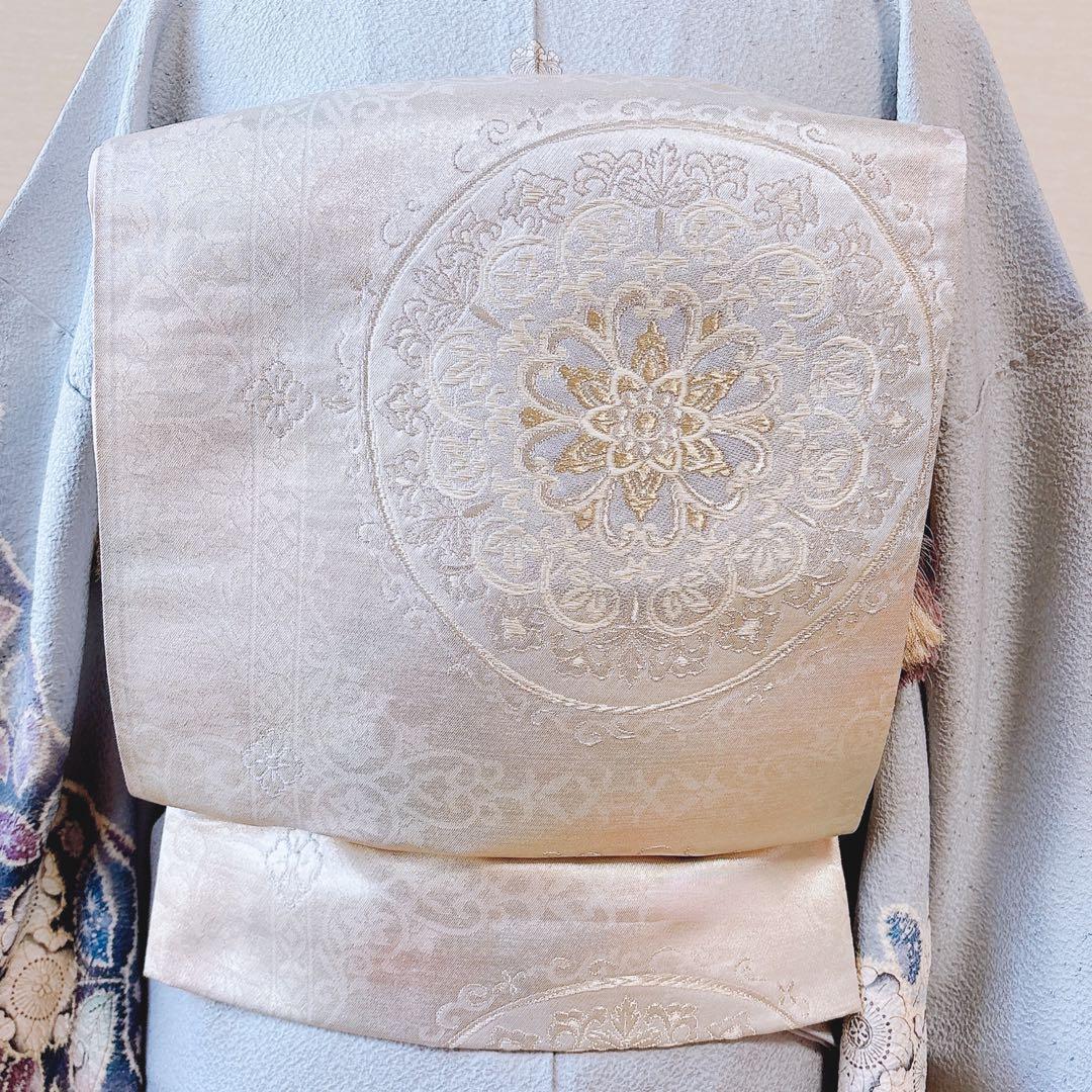 15日引下 美品 作家物 訪問着 フルセット 辻が花 翠山工房 裄67 S M