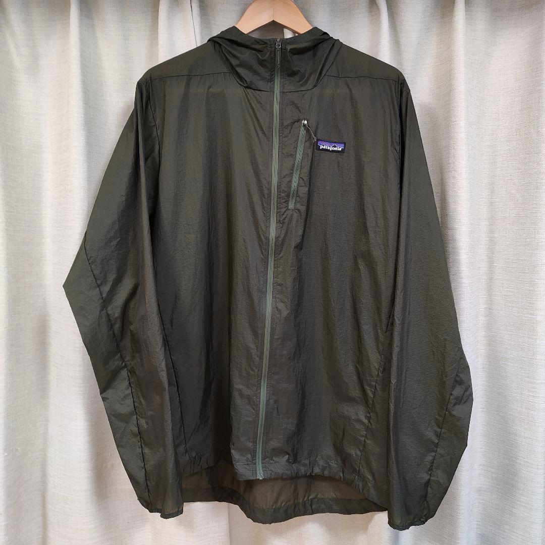 パタゴニア フーディニジャケット XL BSNG 24142 カーキグリーン