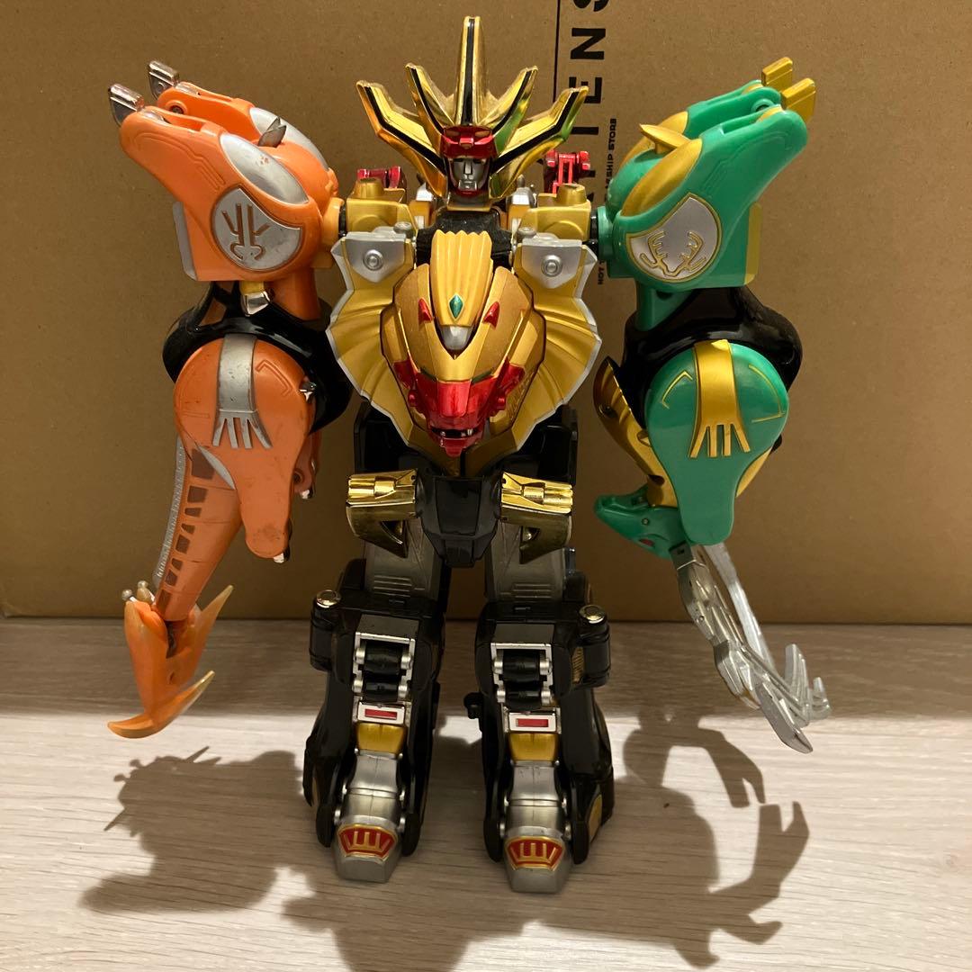 DX超合金　百獣戦隊ガオレンジャー　ガオキングスピアー　ガオキングクロスホーン DX超合金 百獣戦隊ガオレンジャー ガオキングスピアー ガオキング