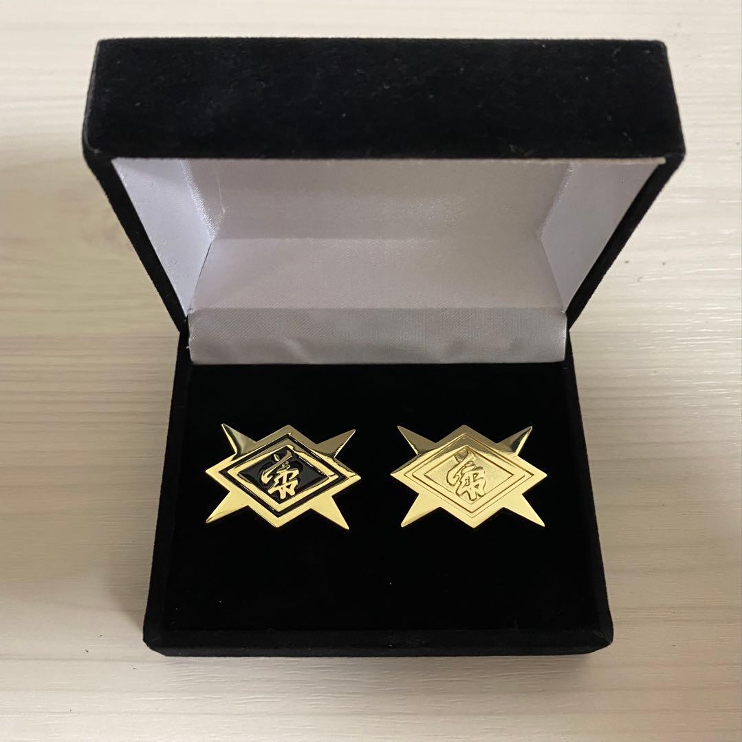 刃牙博 花山組 代紋 ピンバッジ バッチ - メルカリ