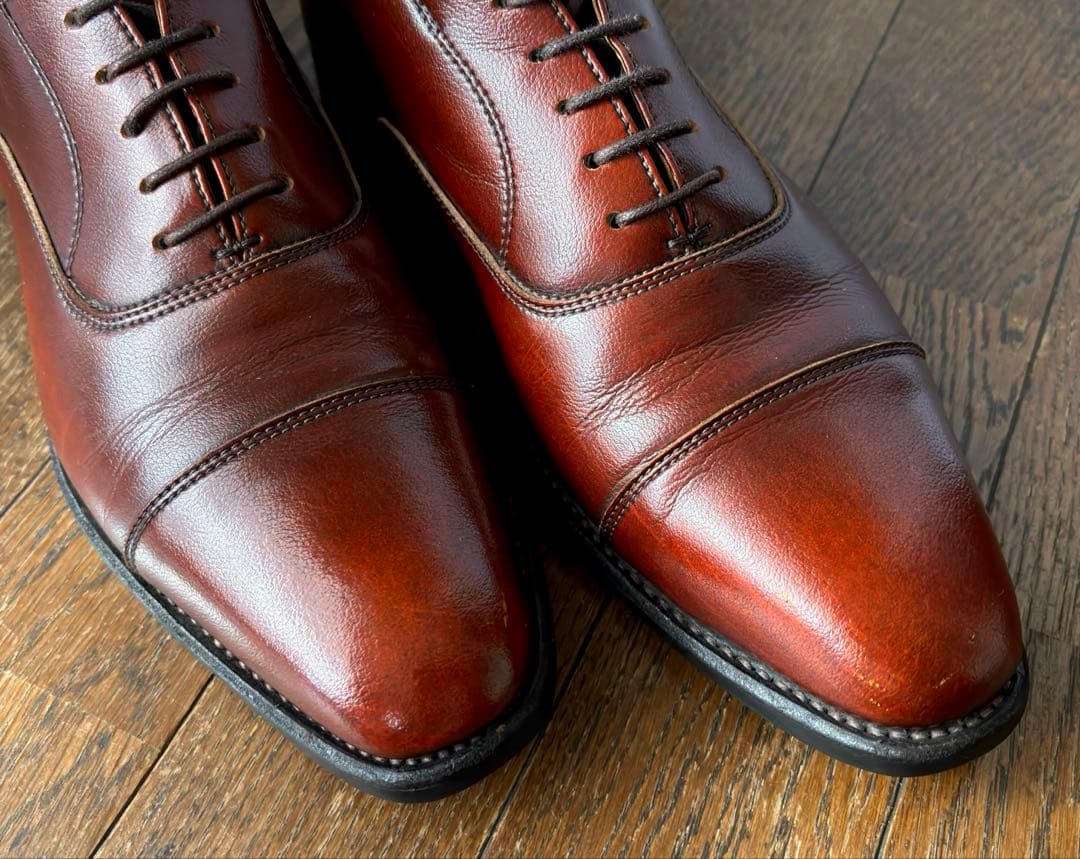 【REGAL】リーガル V060 外羽式シボ革 ストレートチップ 26.0cm