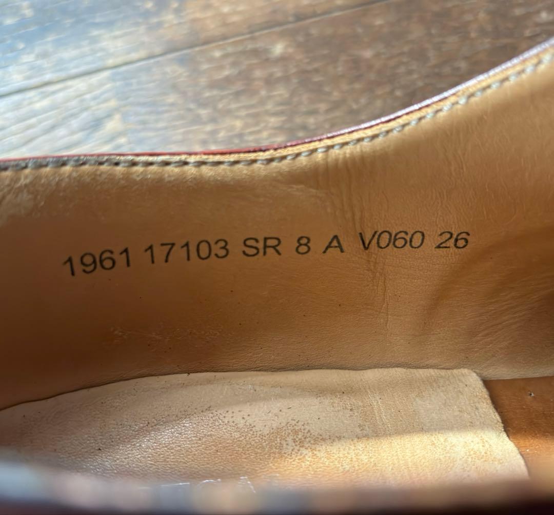 【REGAL】リーガル V060 外羽式シボ革 ストレートチップ 26.0cm