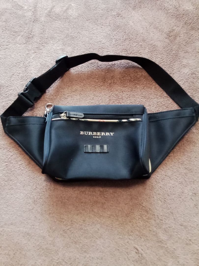 BURBERRY ボディバッグ・ウエストポーチ ブラック バーバリー BURBERRY ボディバッグ・ウエストポーチ ロンドンチェック