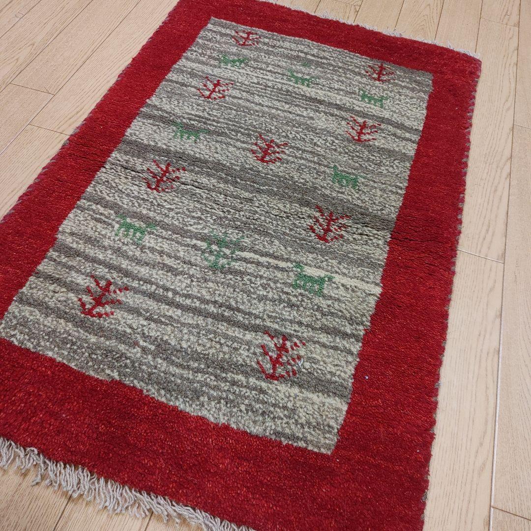 ペルシャ絨毯ギャッベ新品85x55 cm Persia Gabbeh