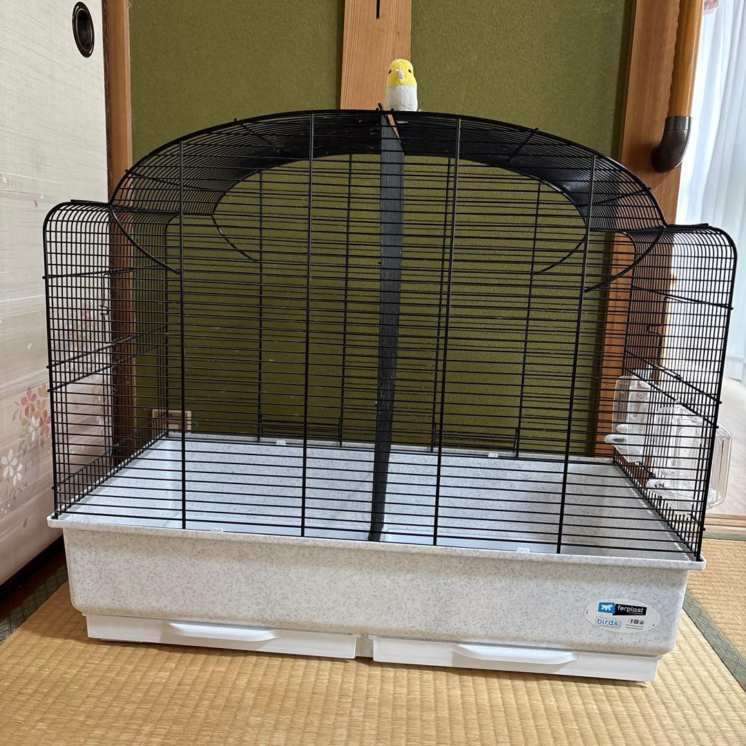 イタリアferplast社製 鳥かご おしゃれ カント ブラック 楽天市場】カント ブラック Cant Black 鳥籠 ケージ フルセット