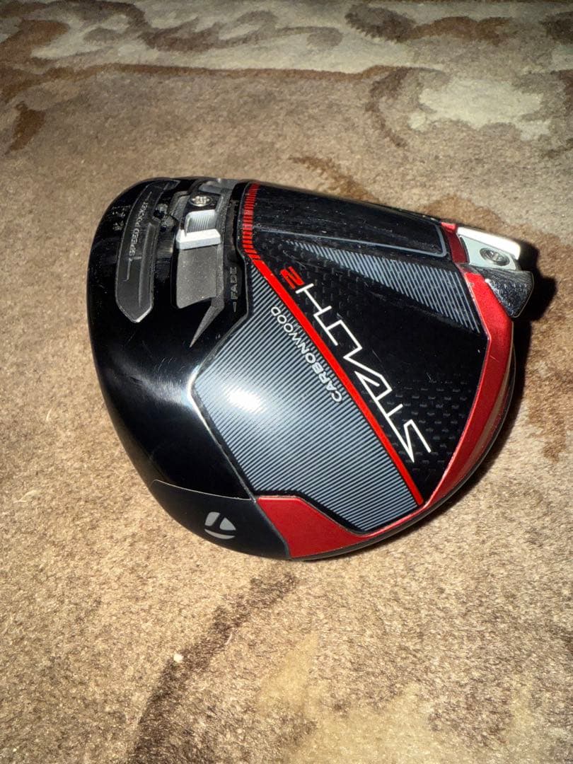 中古 9° ステルス2プラス ドライバー ヘッドのみ テーラーメイド