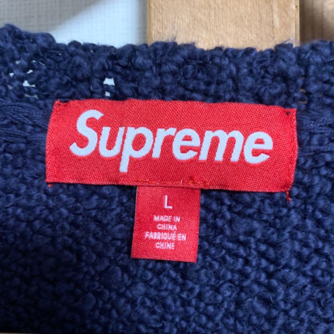 Supreme boucle small box sweater 【 L 】