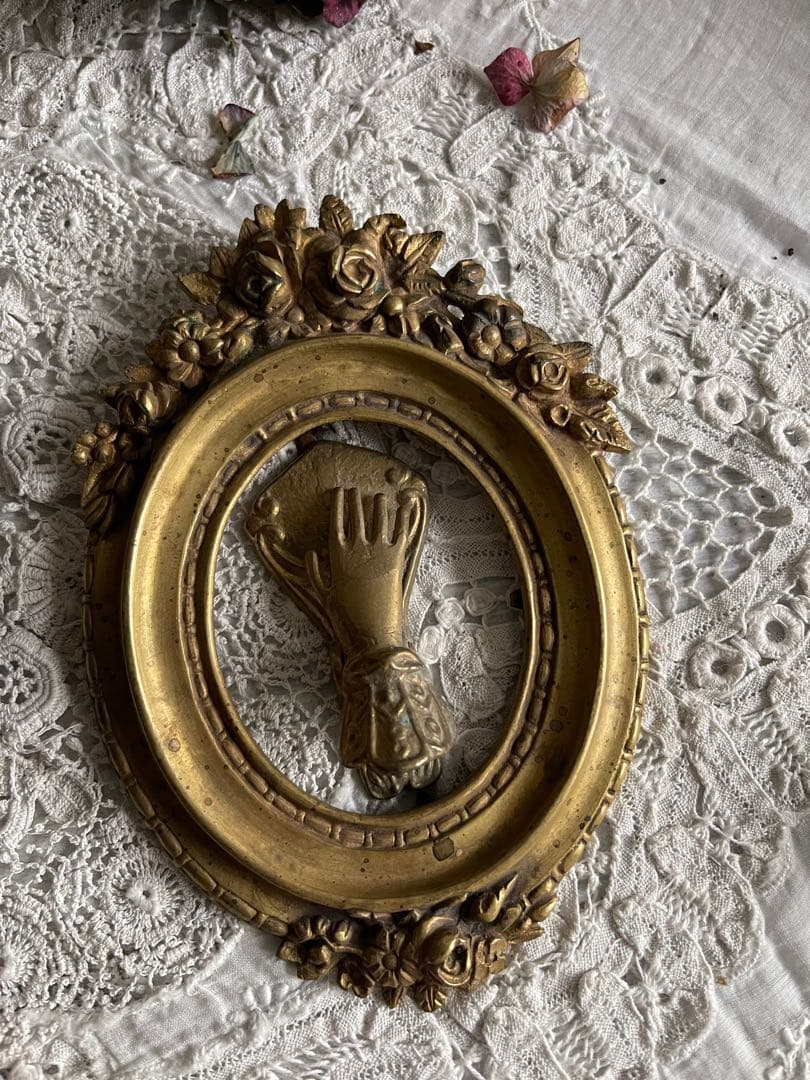 【お71】15 フランス　アンティーク　ブロンズ　額 お71】15 フランス アンティーク ブロンズ 額 お71】15 フランス