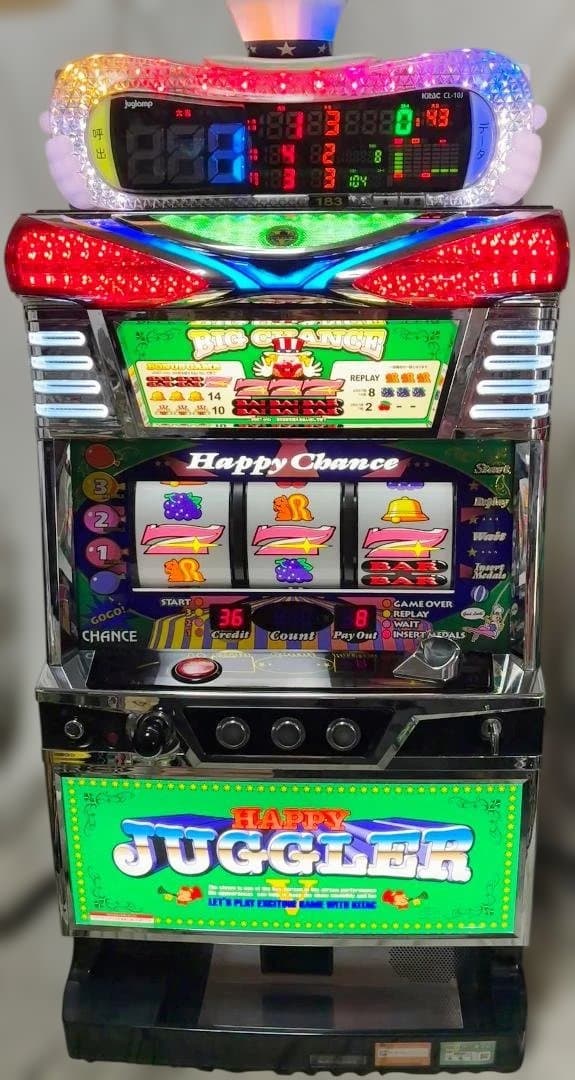 SハッピージャグラーVIII【現行6号機】（ジャグランプ付属＆コイン不要