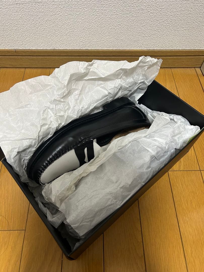 靴 G.H. BASS LARSON / BLACK & WHITE 25.5cm