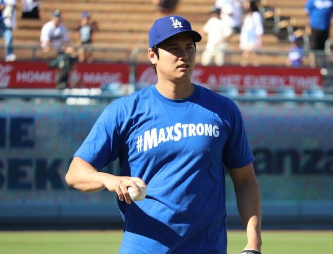 海外XL：MaxStrong Tシャツ マックスストロング 大谷翔平 フリーマン