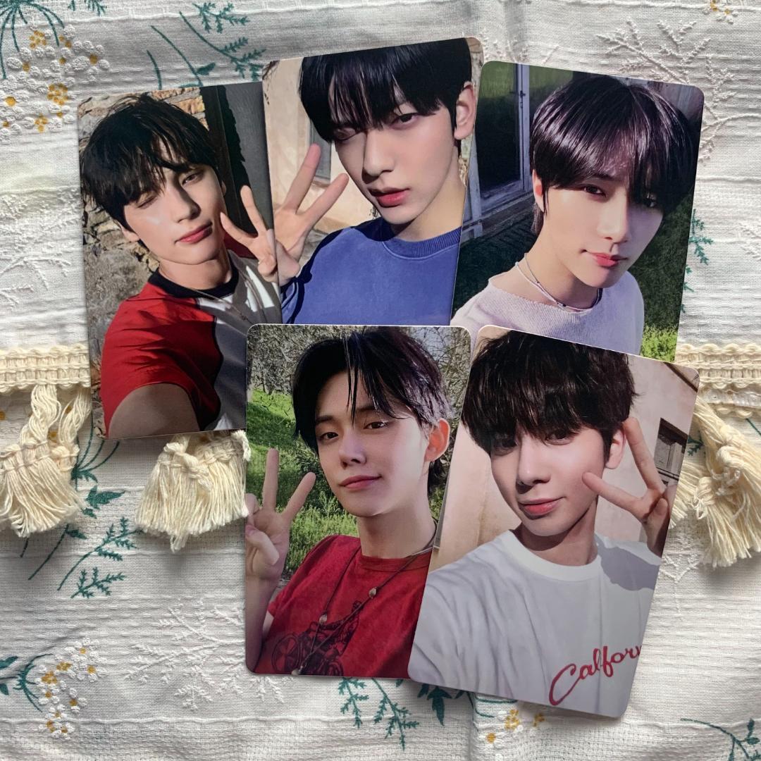 TXT love language line music トレカ 5枚セット TXT line music Love Language トレカ セット 5枚 TXT Love Language