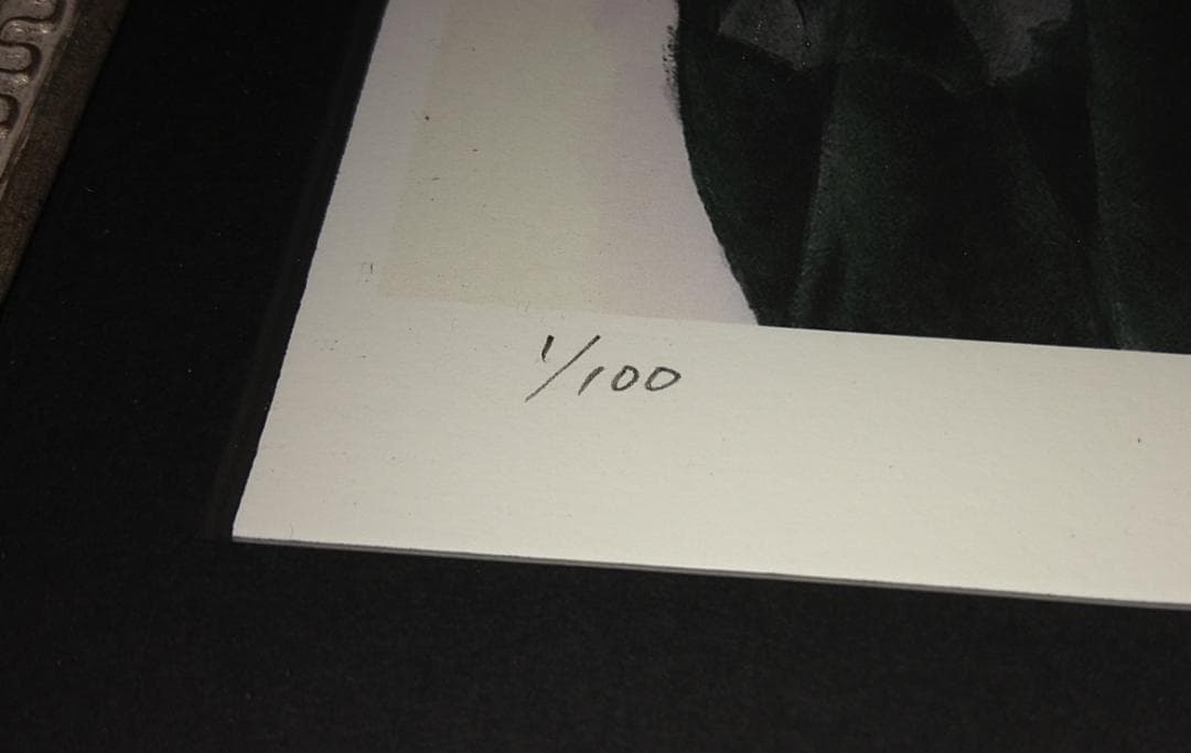 いのまたむつみ Noir/Blanc版画セット 直サ入 S/N:001/100