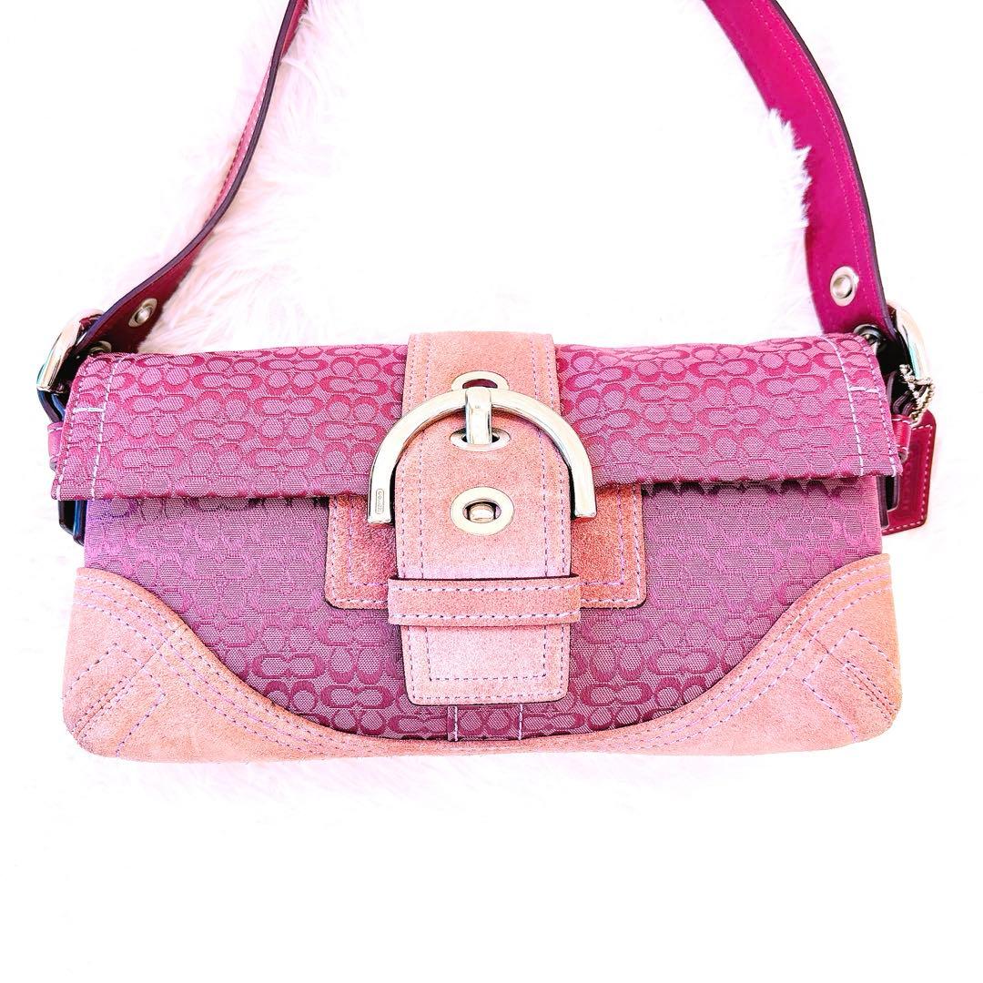 COACH コーチ ソーホー ワンショルダーバッグ シグネチャー 希少カラー
