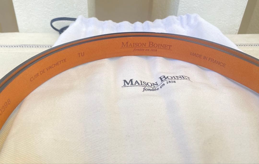 美品✴︎【MAISONBOINET】メゾンボワネ アパルトモンピンバックル