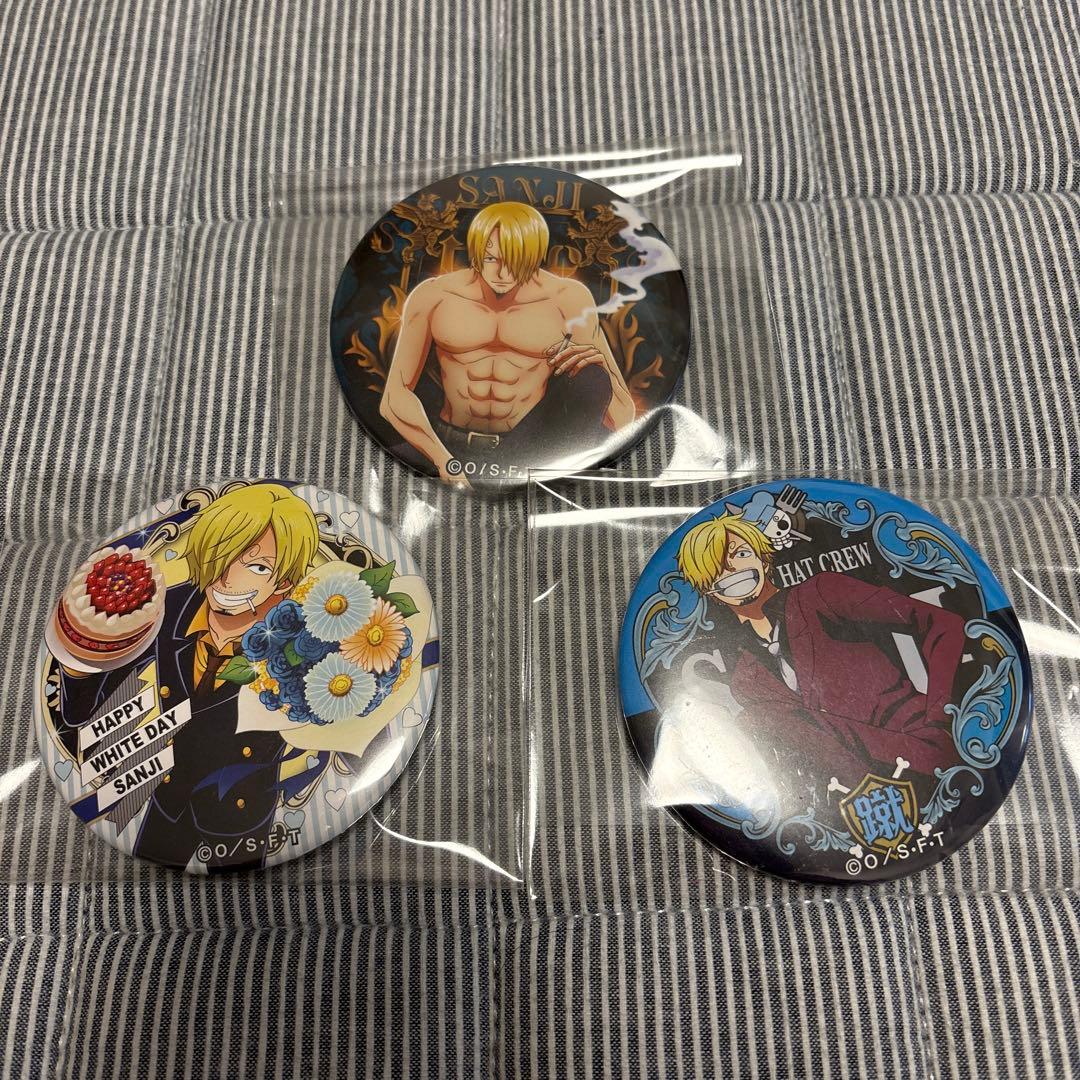 ONE PIECE ワンピース サンジ 缶バッジ まとめ - メルカリ