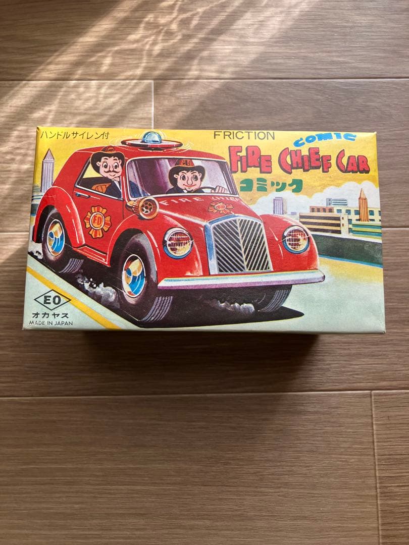 レア】コミック消防車 ブリキのおもちゃ 昭和レトロ 日本製 - メルカリ