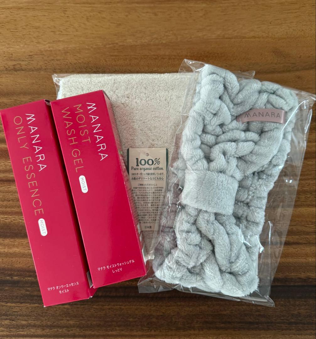 MANARA オンリーエッセンスモイスト／ウォッシュジェル セットおまけ付き！ マナラ公式 / オンリーエッセンス使い切り6包 0.8mL×6包 MANARA