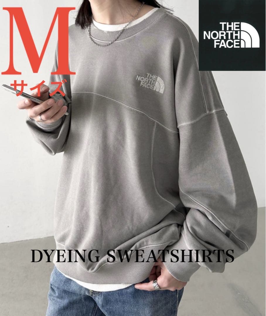 国内未発売）ノースフェイス ヴィンテージ 加工 ロゴ刺繍 オーバー