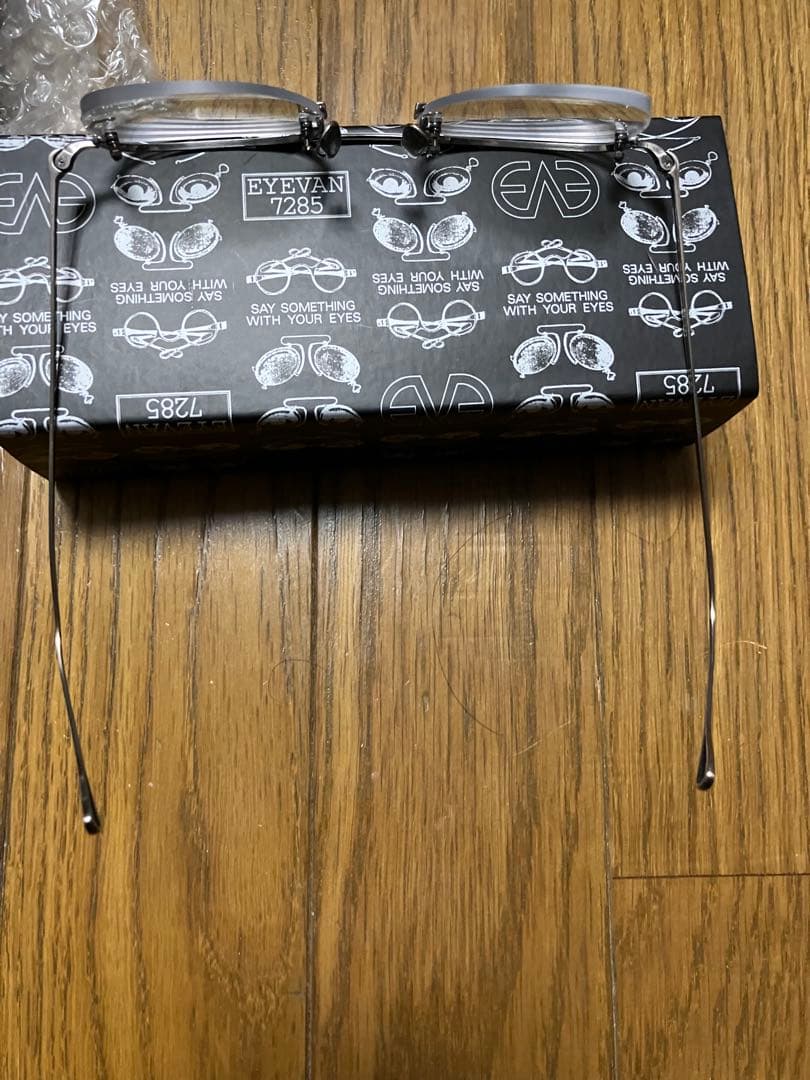 EYEVAN 7285 No.790メガネ シルバー ケース付き - メルカリ