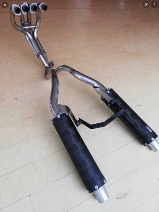 ホーネット250 SP忠男 スーパーコンバット フルエキ 2本出しマフラー 希少