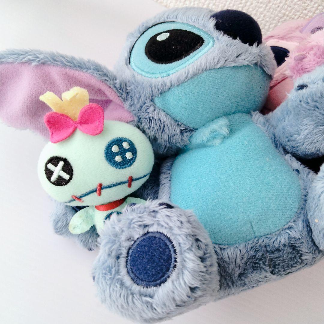 スティッチ エンジェル ひっつきぬいぐるみ ディズニー 磁石 - メルカリ