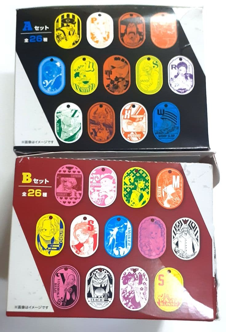 ワンピース 連載26周年記念 アクリルイニシャルキーホルダー BOX