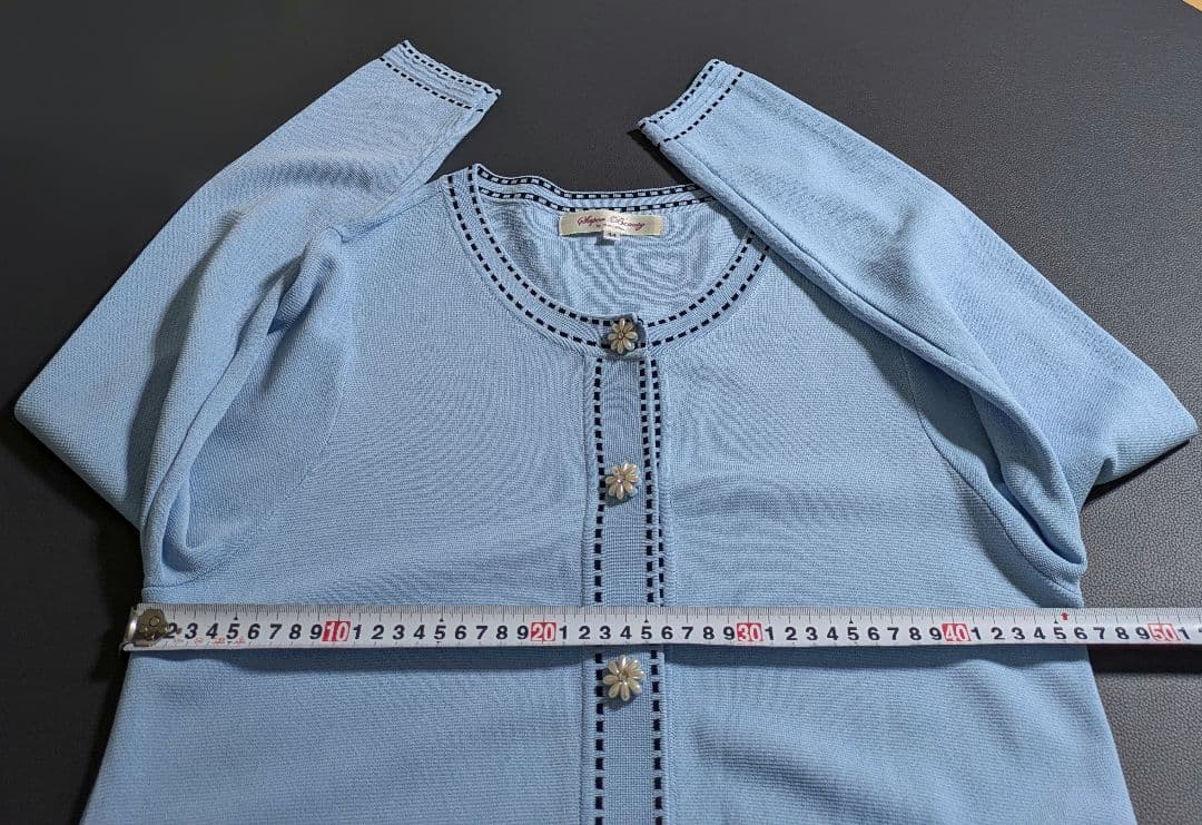 スーパービューティー／25SS 定価2.5万円 ビジューロングカーディガン