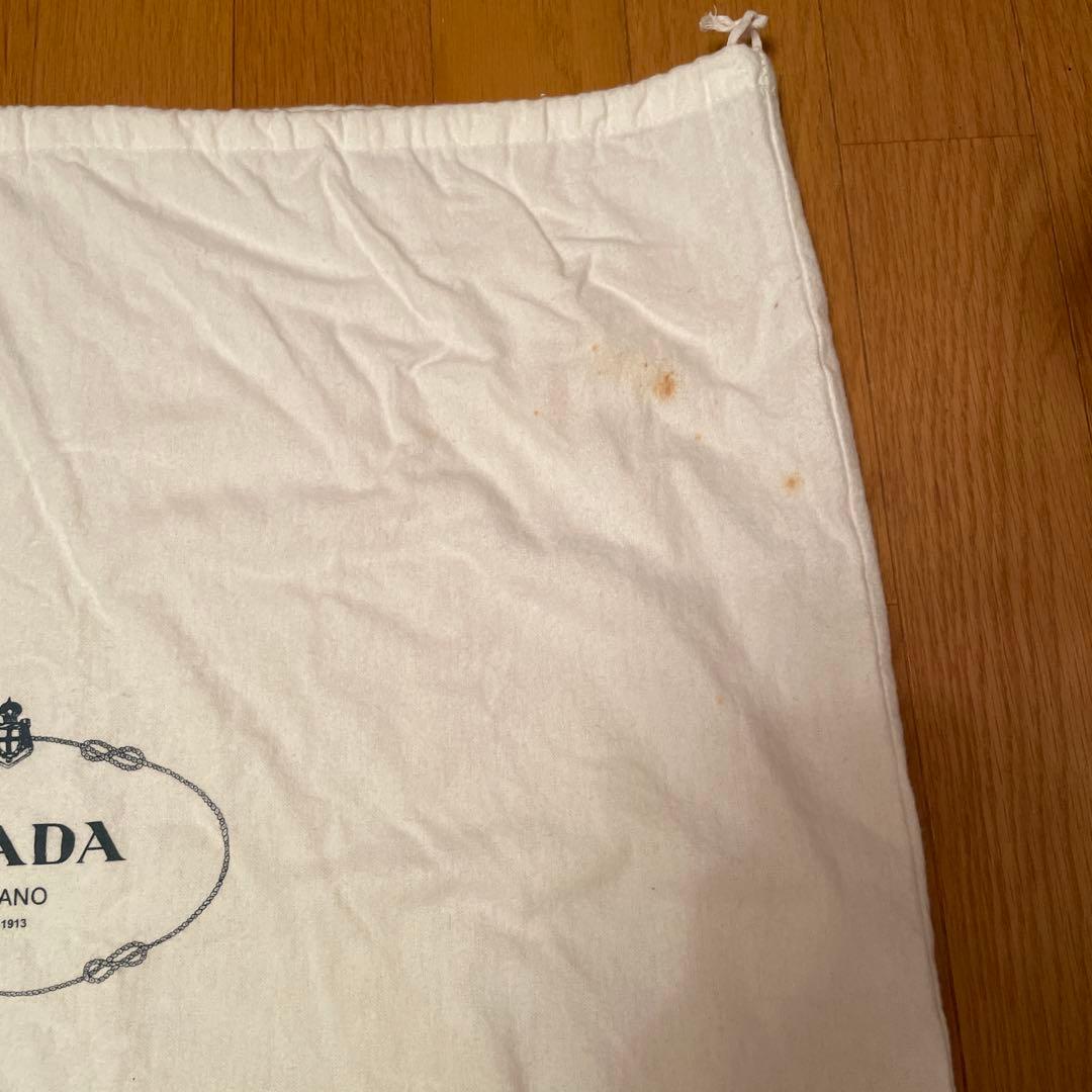 PRADA BR4892 カッフェ レザーハンドバッグ ☆ロゴエンボスレザー2WAY