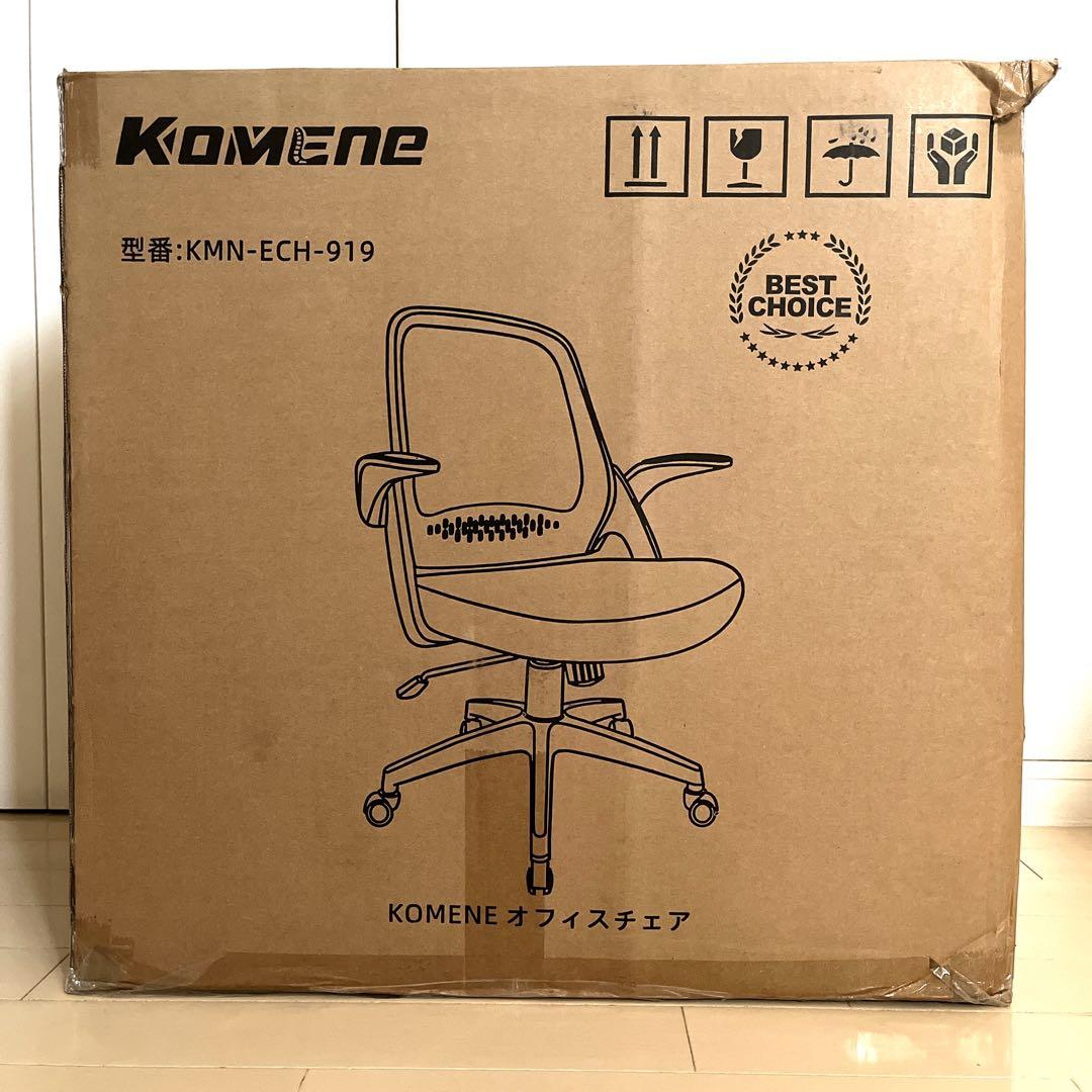新品未使用KOMENE KMN-ECH-919 オフィスチェア 黒 - メルカリ