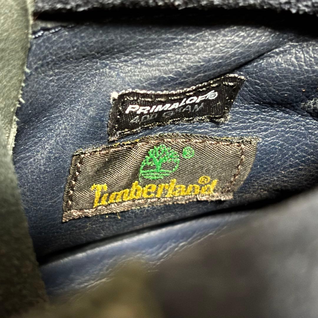 未使用級 ティンバーランド 6インチプレミアムブーツ ネイビー レザー