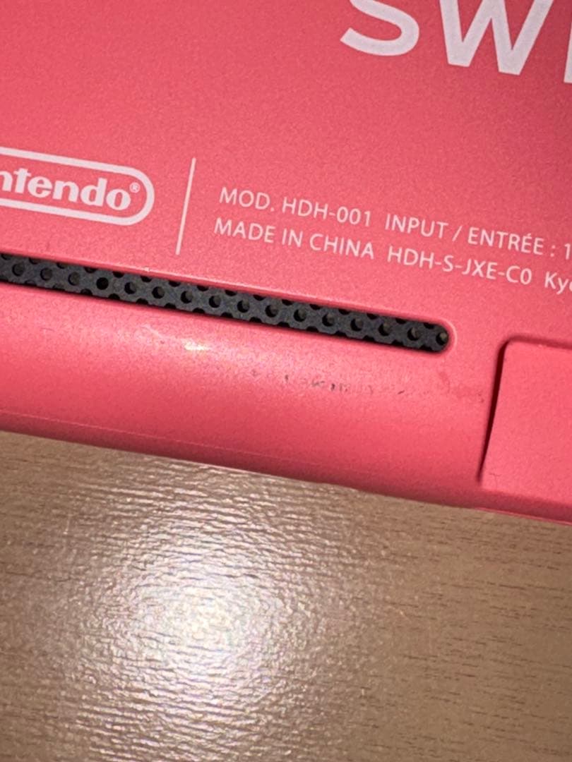 動作確認済】 Switch Lite ピンク 本体 ACアダプター付き - メルカリ