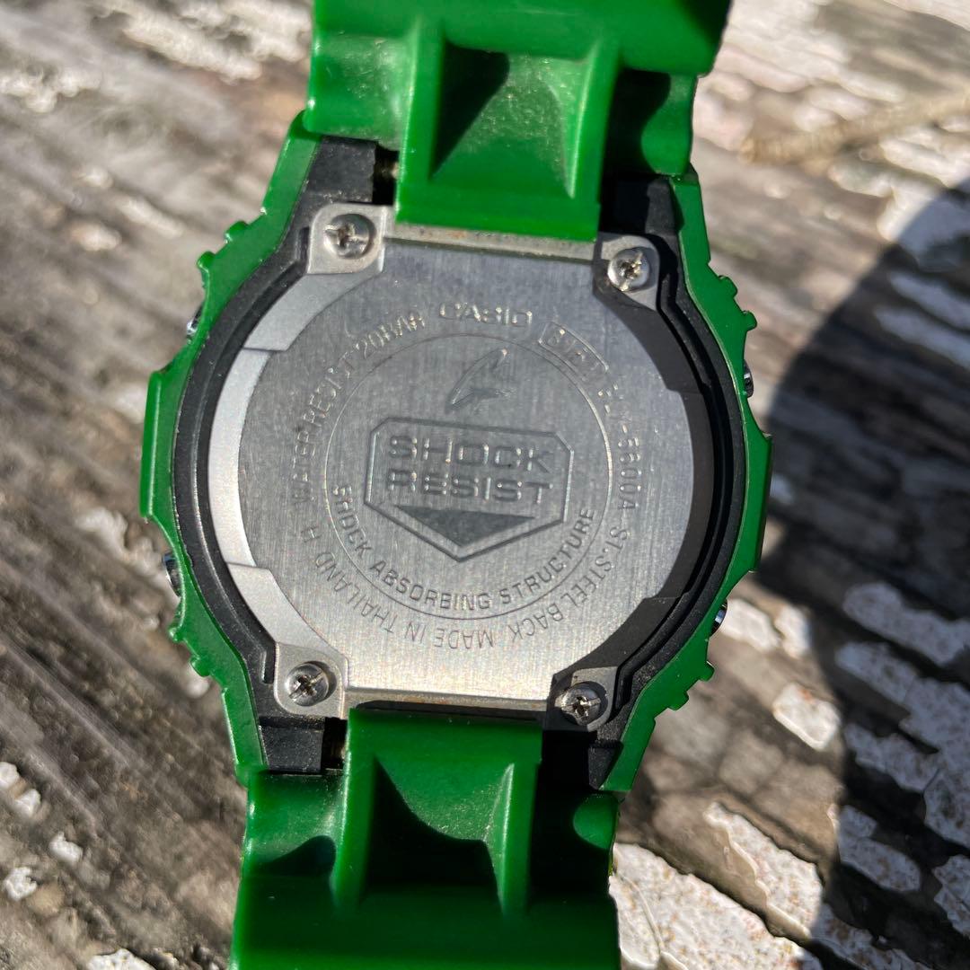 CASIO G-SHOCK 緑色 デジタル腕時計GLX5600A - メルカリ