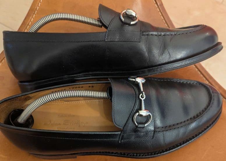 り*ん様 美品 Jalan Sriwijaya ビットローファー ブラック 98 - メルカリ