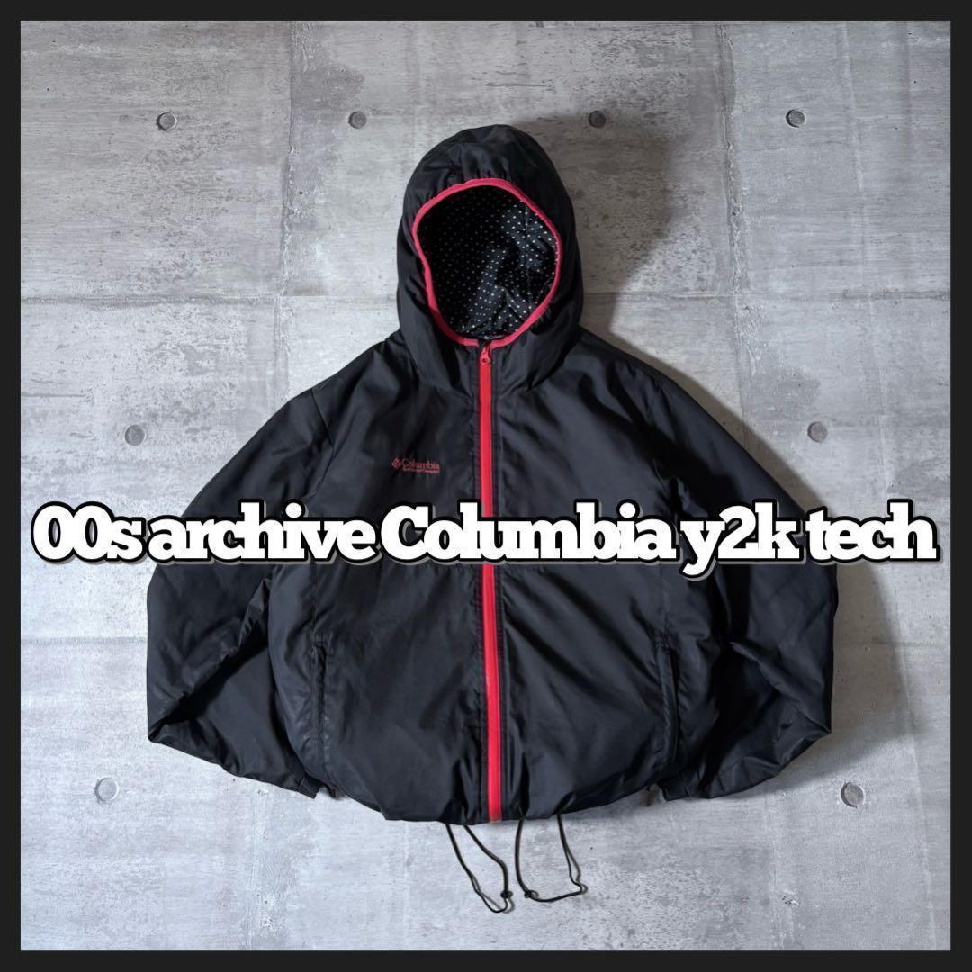 00s Columbia hooded puffer jacket y2k - メルカリ