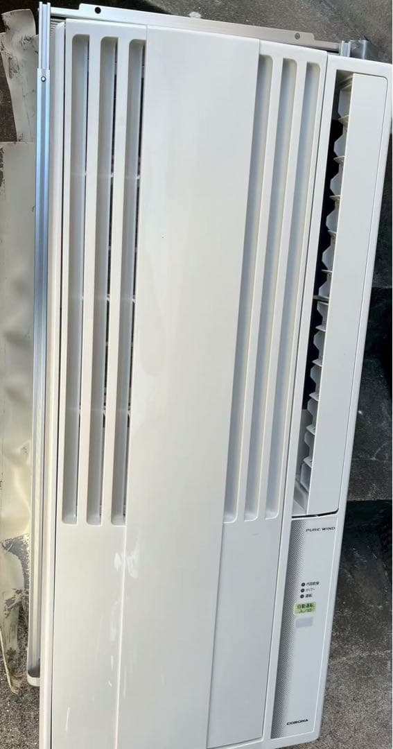 コロナルームエアコンウインド形冷房専用CW-16A2021年窓枠付きリモコン無し CORONA（コロナ） 窓用エアコン ウインドエアコン ウィンドエアコン 窓