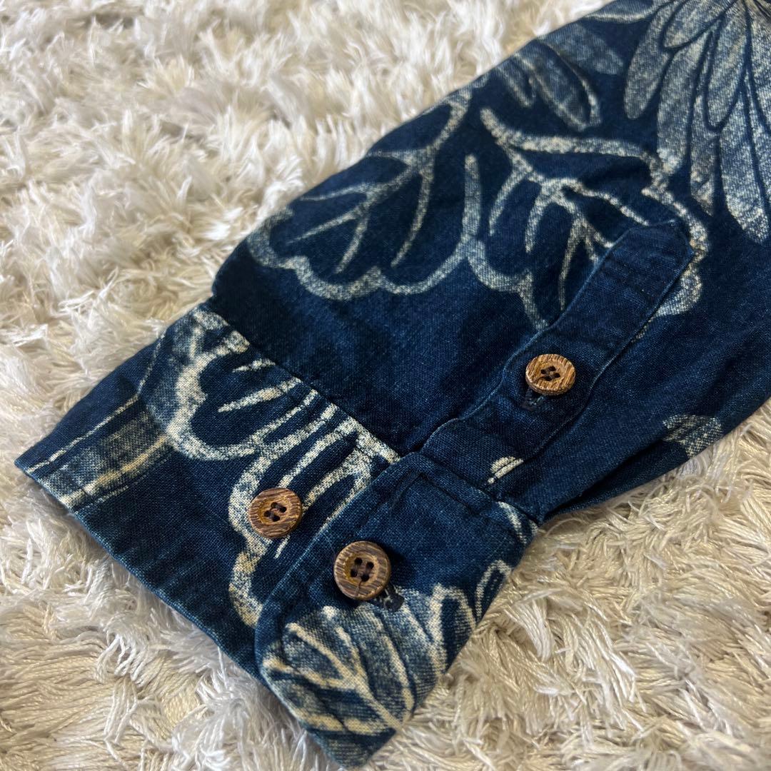 Pal'las Palace パラスパレス メンズ シャツ 花柄 インディゴ - メルカリ