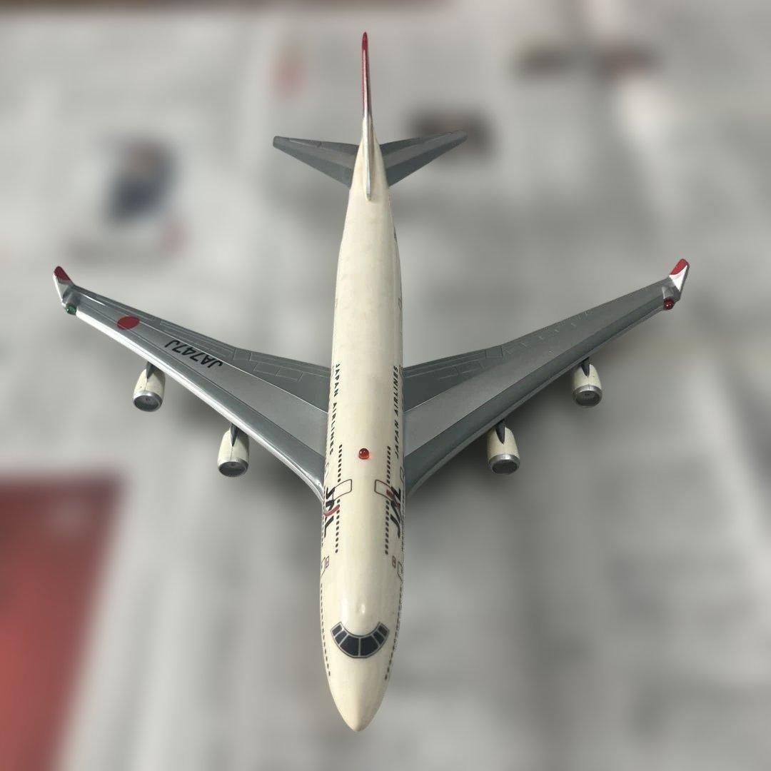 ジャンク】JAL リアルサウンドジャンボ 飛行機 おもちゃ 丸彰製 #862