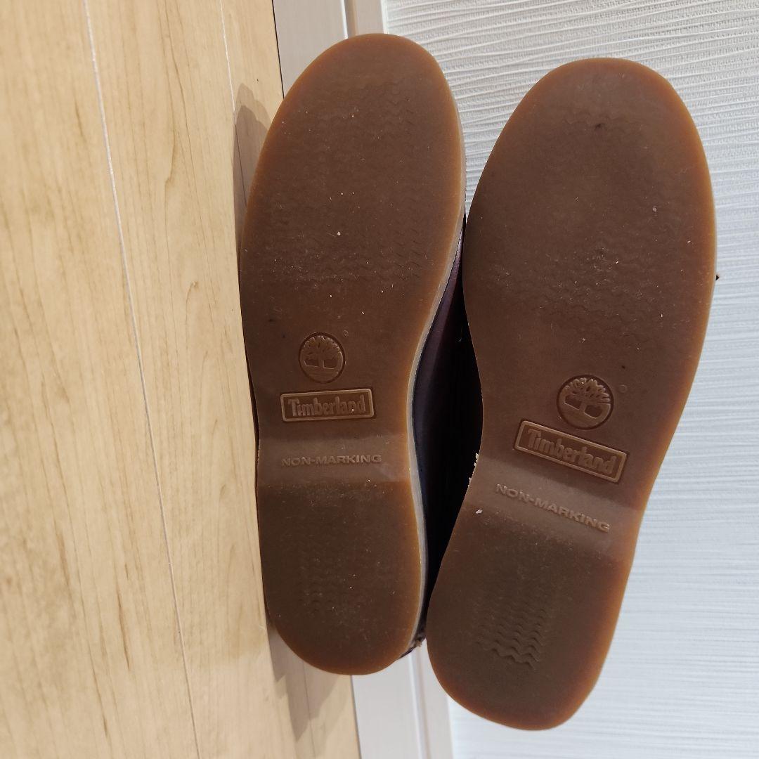 極美品　Timberland ブラウン デッキシューズ25077 26.5cm