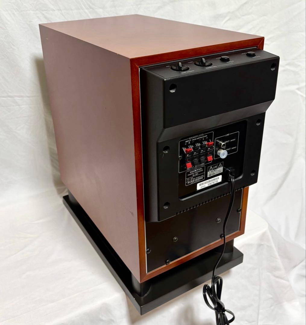 ONKYO パワードサブウーファー SL-207 - メルカリ