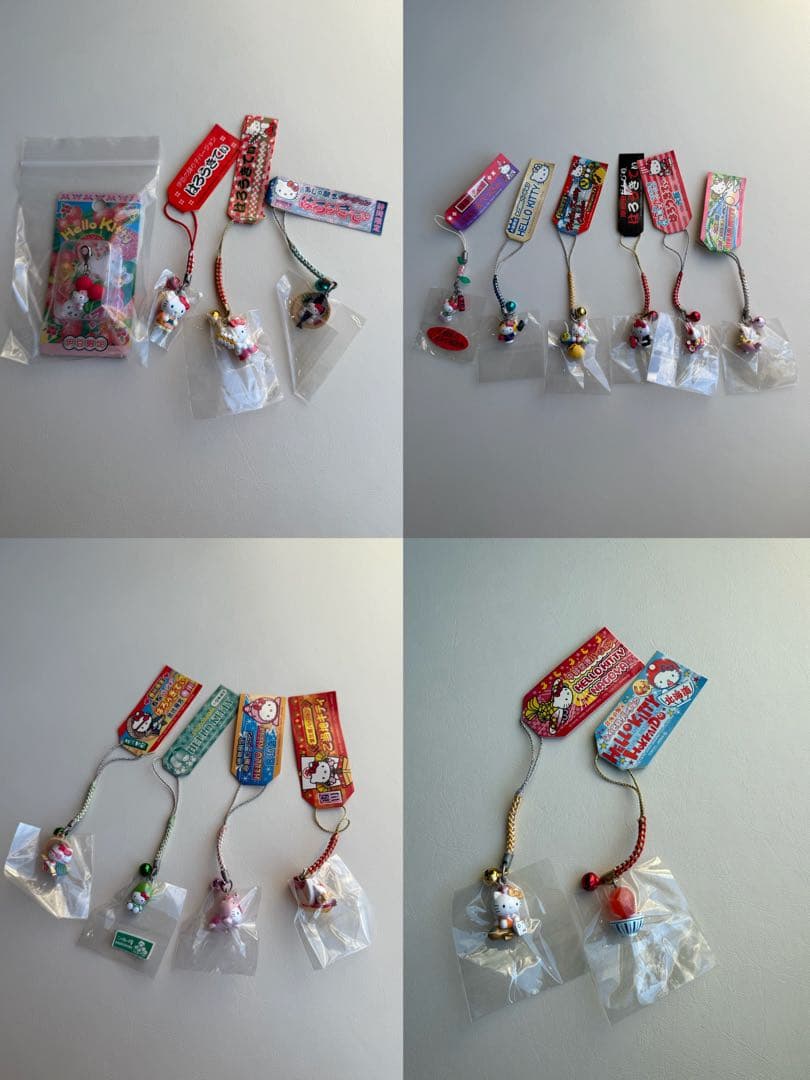 ご当地キティ ハローキティ ストラップ の87個セット まとめ 根付け