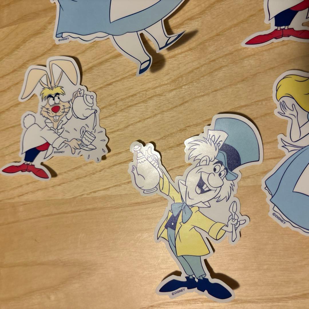 3日間セール ディズニー 不思議の国のアリス ステッカー - メルカリ