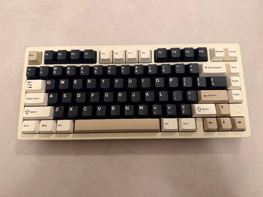 WOBKEY Rainy 75キーボード　Pro系モデル　ホワイトPro キーボード Rainy 75 Pro系モデル(英語配列) ホワイト PR75CWHT ［有線