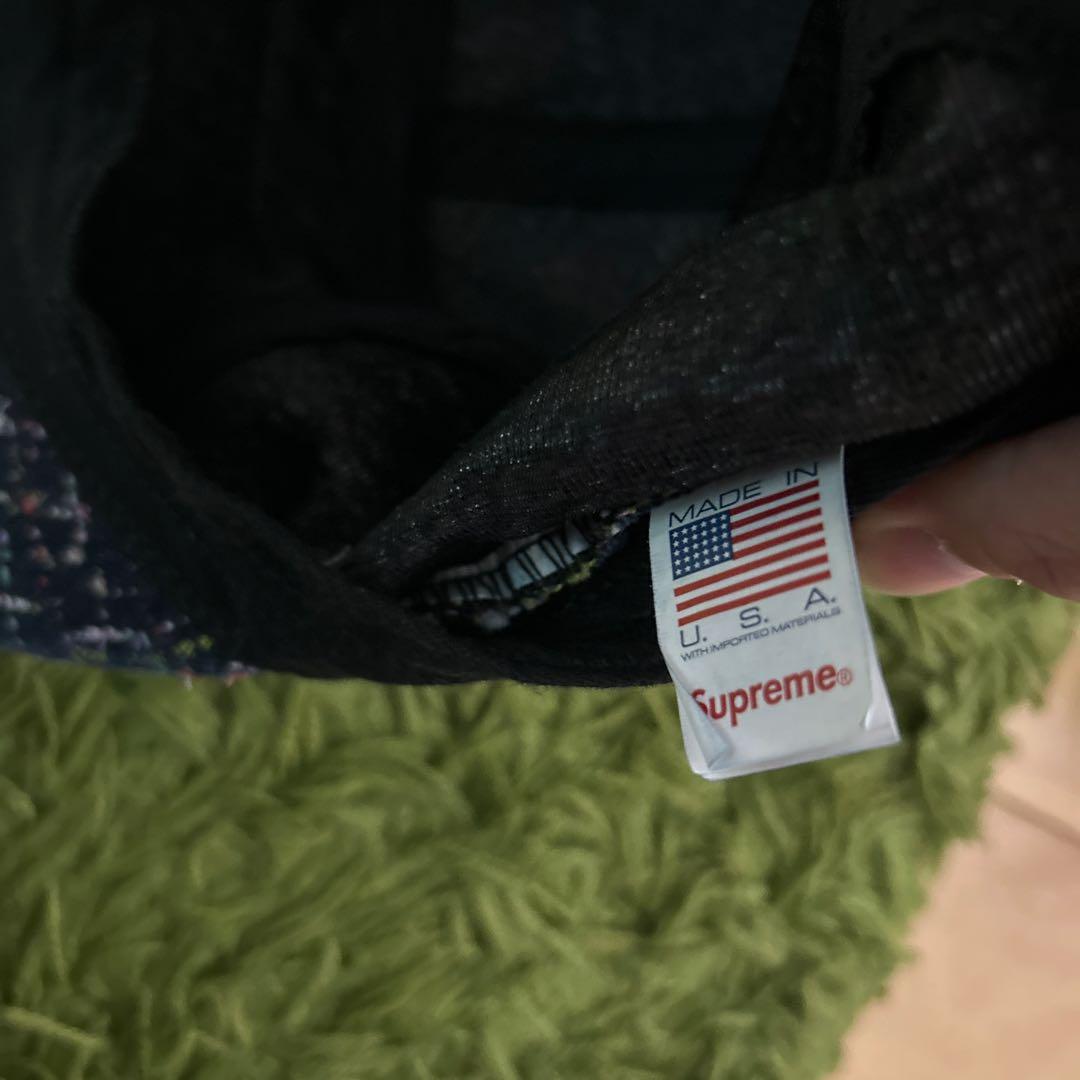 【Supreme】Denim Boucle Camp Cap \"Indigo\"