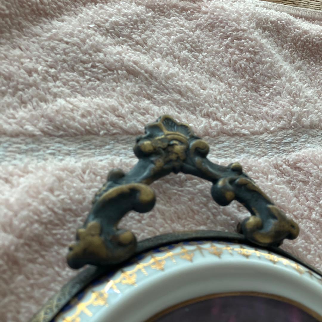 希少 マイセン 猫 壁掛け 飾り絵 プレート 猫の絵画 アンティーク