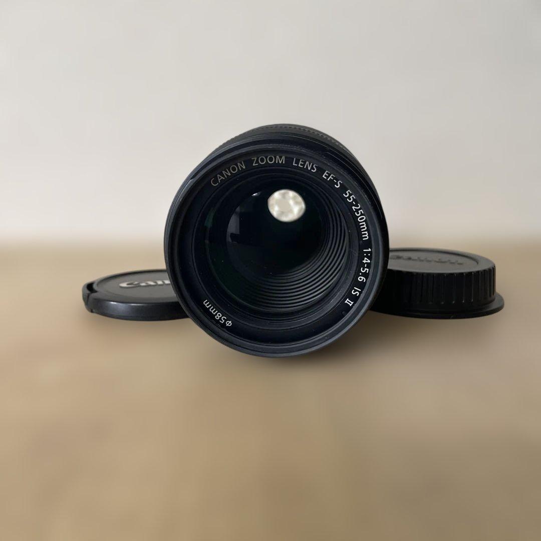 Canonズームレンズ。55〜250mm MACRO 1.1m／3.6ft