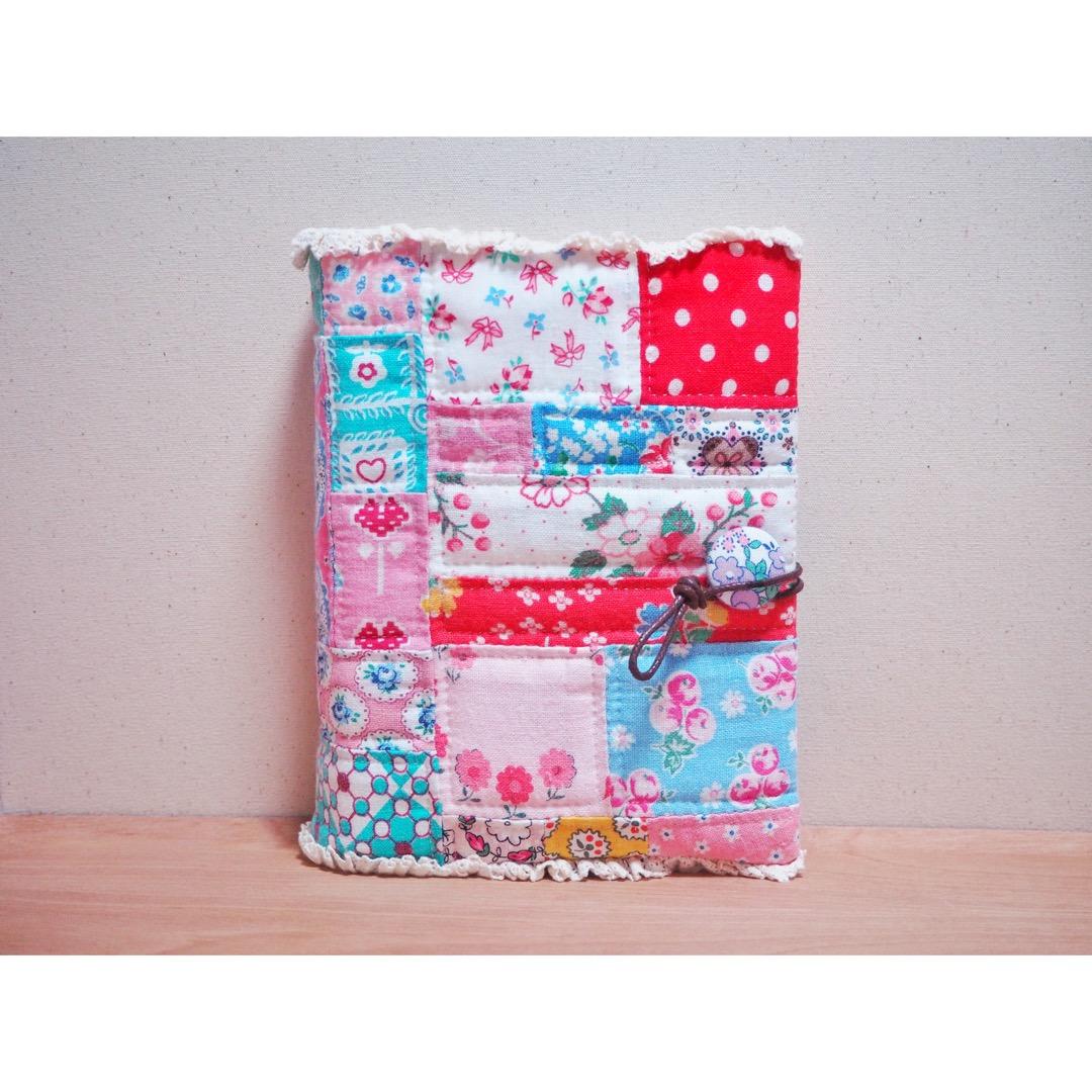 ハンドメイド パッチワークキルト フィードサック ハガキフォルダー