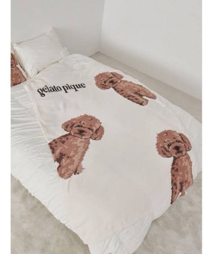 gelatopique♡ジェラピケ♡トイプードル♡ブランケット♡新品♡未使用