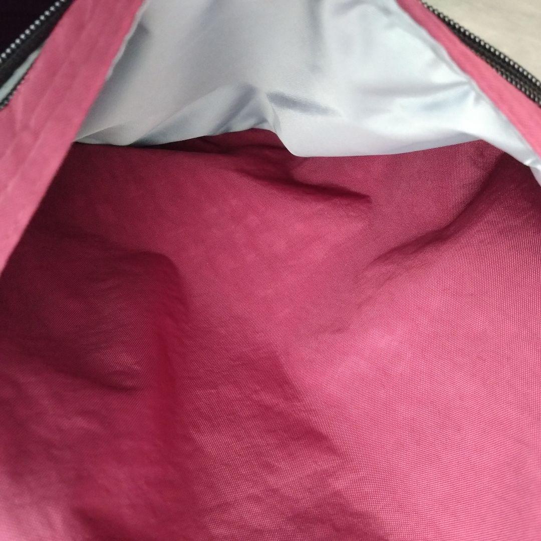 美品】ヘルシーバックバッグ ビッグバッグ ルビー 赤紫 ワインレッド